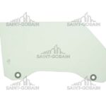 RH FRONT DOOR GLASS GREEN (2HOLES) - SEKUIRT